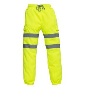 Yoko Unisex Adult Hi-Vis Sweatpants / Yellow